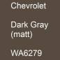 Preview: Chevrolet, Dark Gray (matt), WA6279.